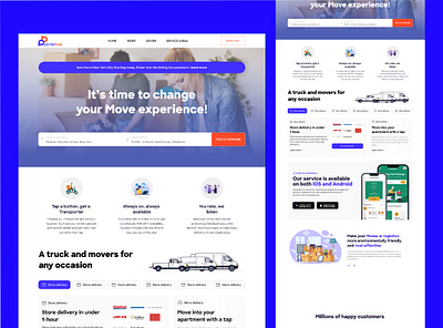 Delivery Landing Page delivery landing page delivery platform e shop e store e web store fastest delivery service graphic design internet shop online shopping online store