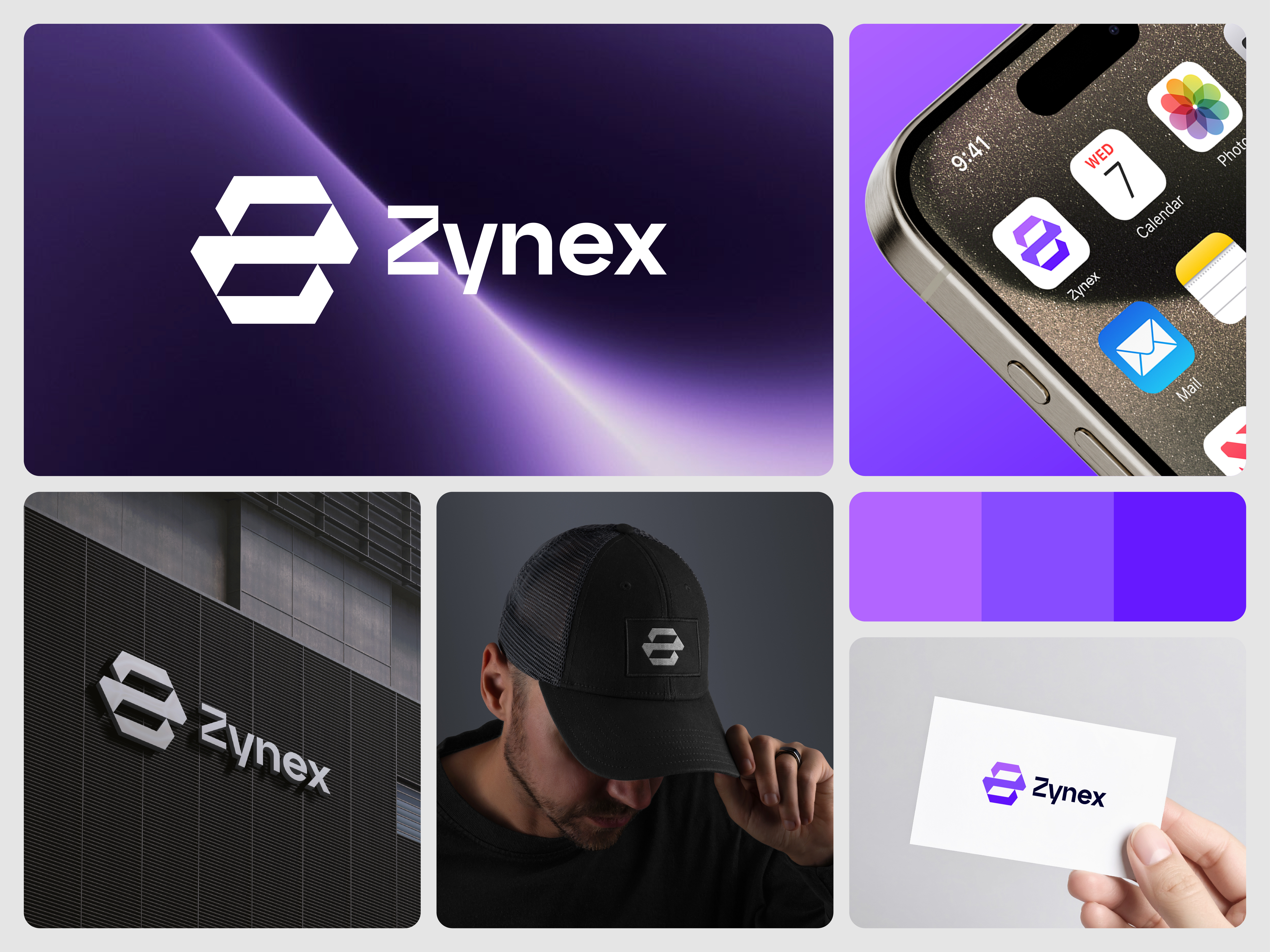 Example of Modern Tech Logo & Brand Identity Design
