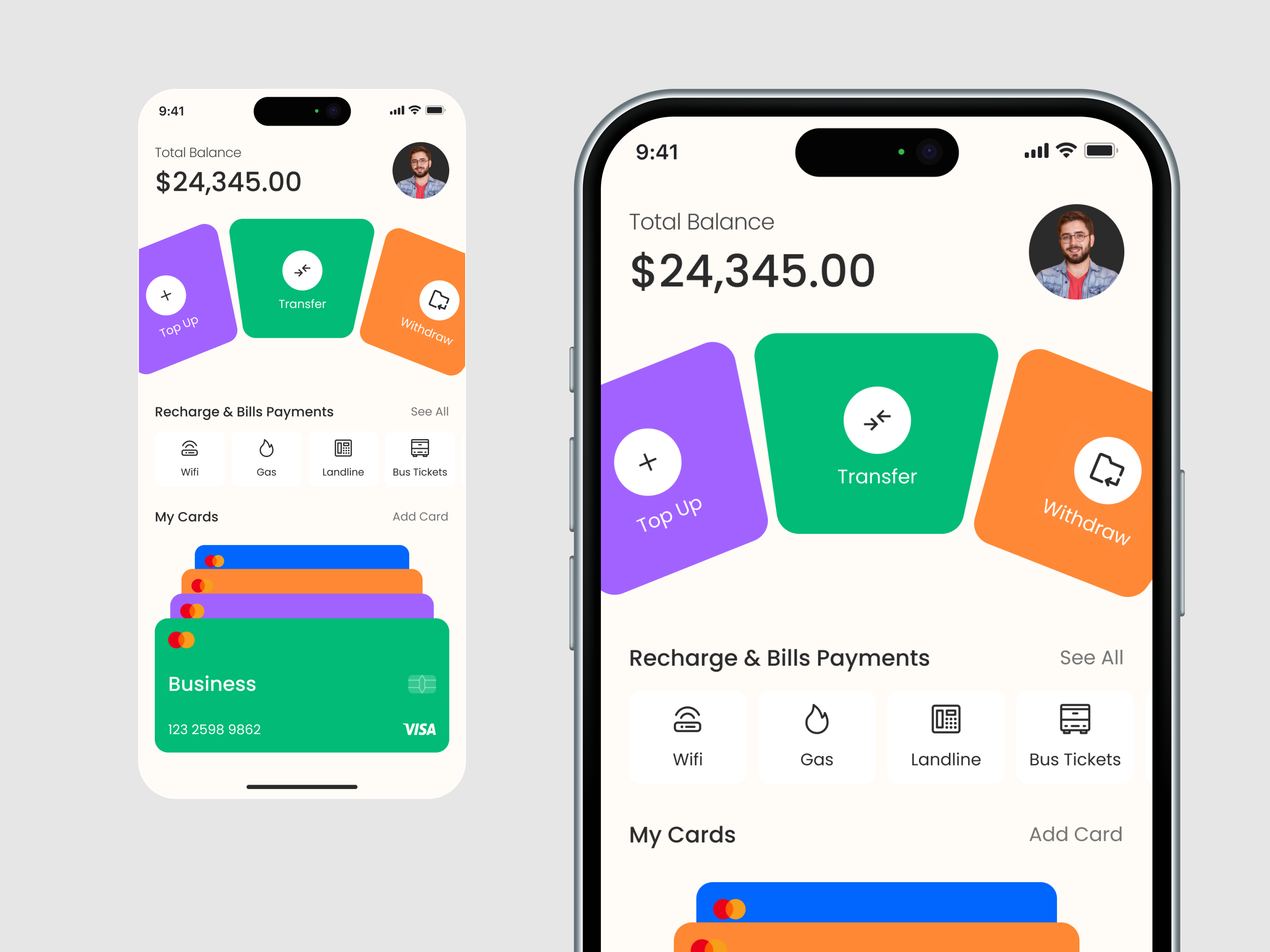 Personal Finance Mobile Banking App app ui banking app credit card crm app finance app mobile app mobile banking money management user experience wallet wallet app