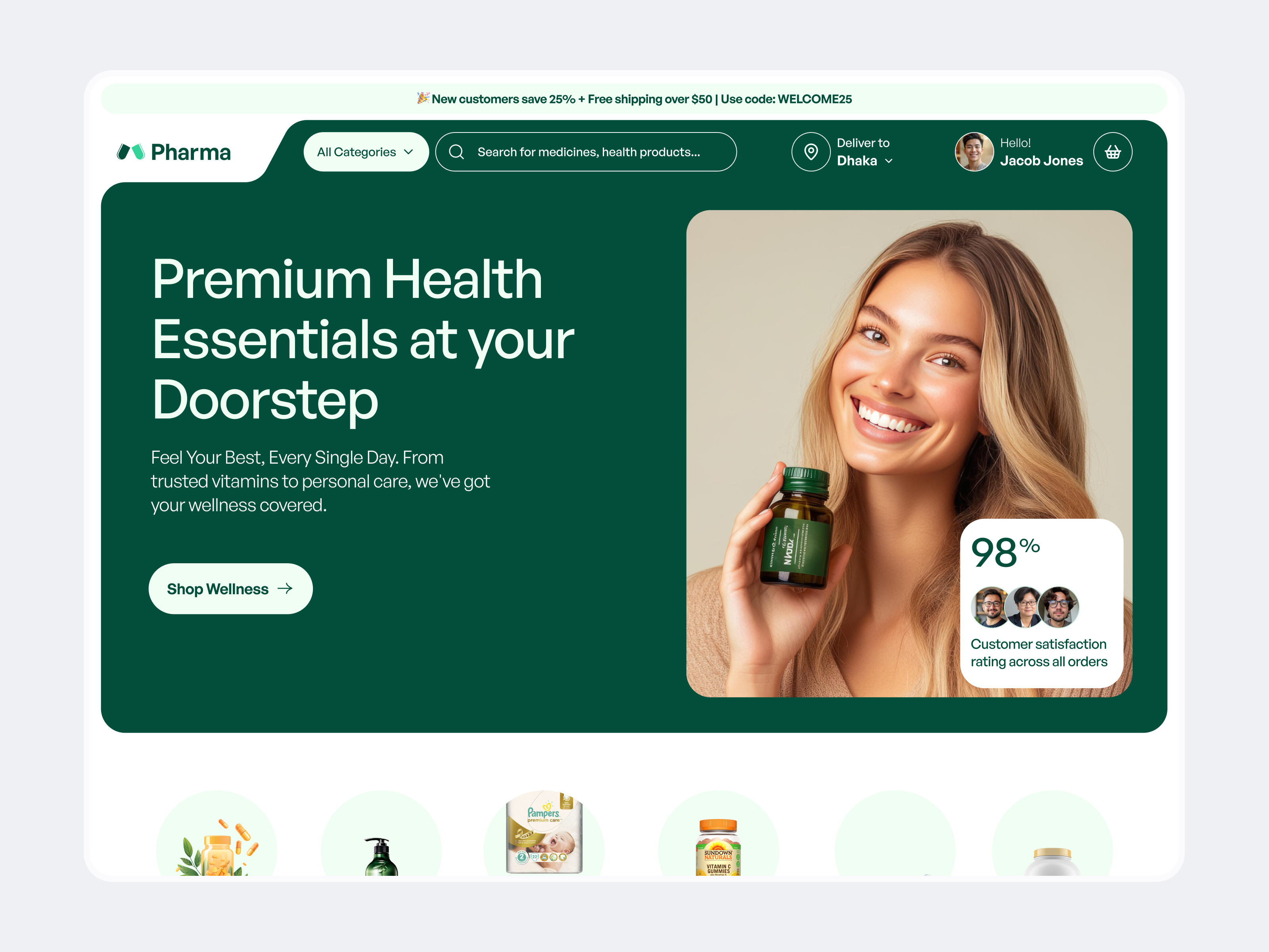 Example of Ecommerce Website Design