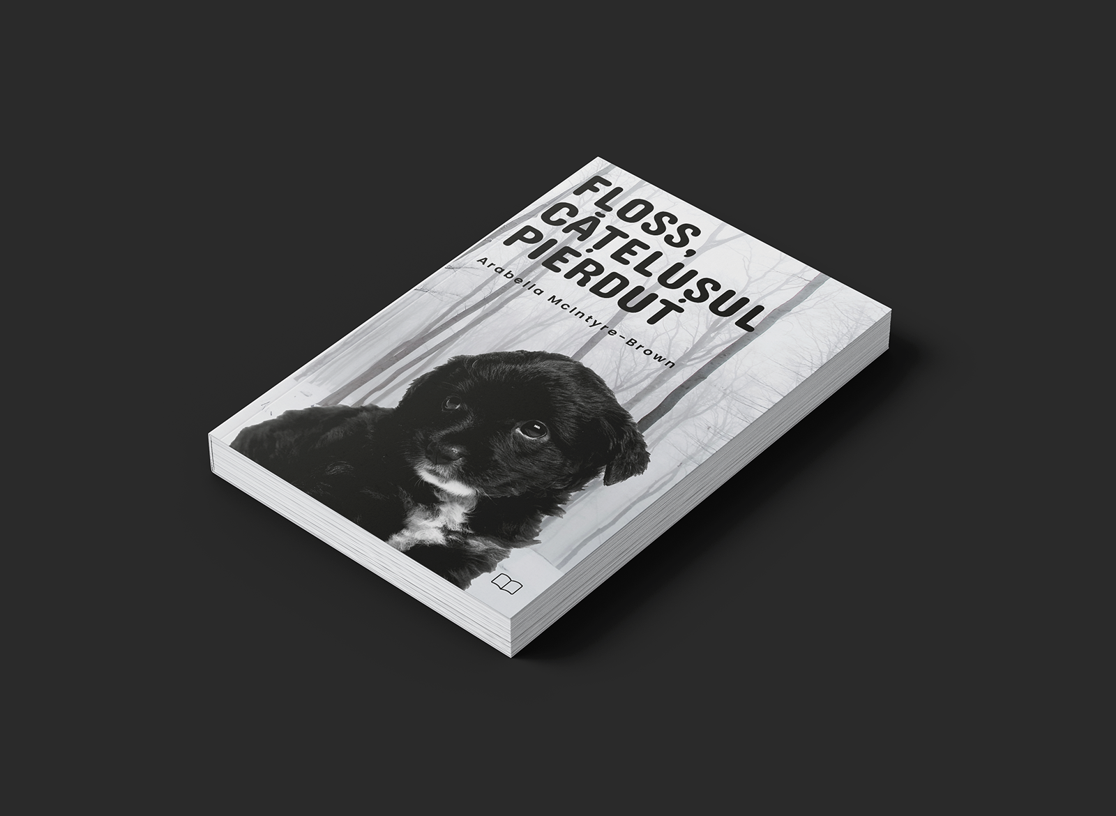 Book Cover Redesign | Floss, the Lost Puppy bookcover graphic design redesign