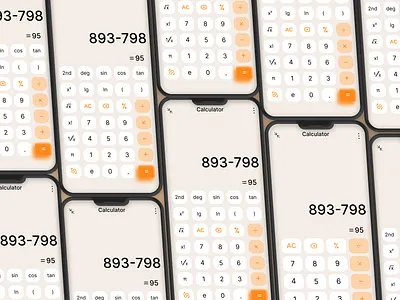 Calculator app desgin app design ux design ui ux