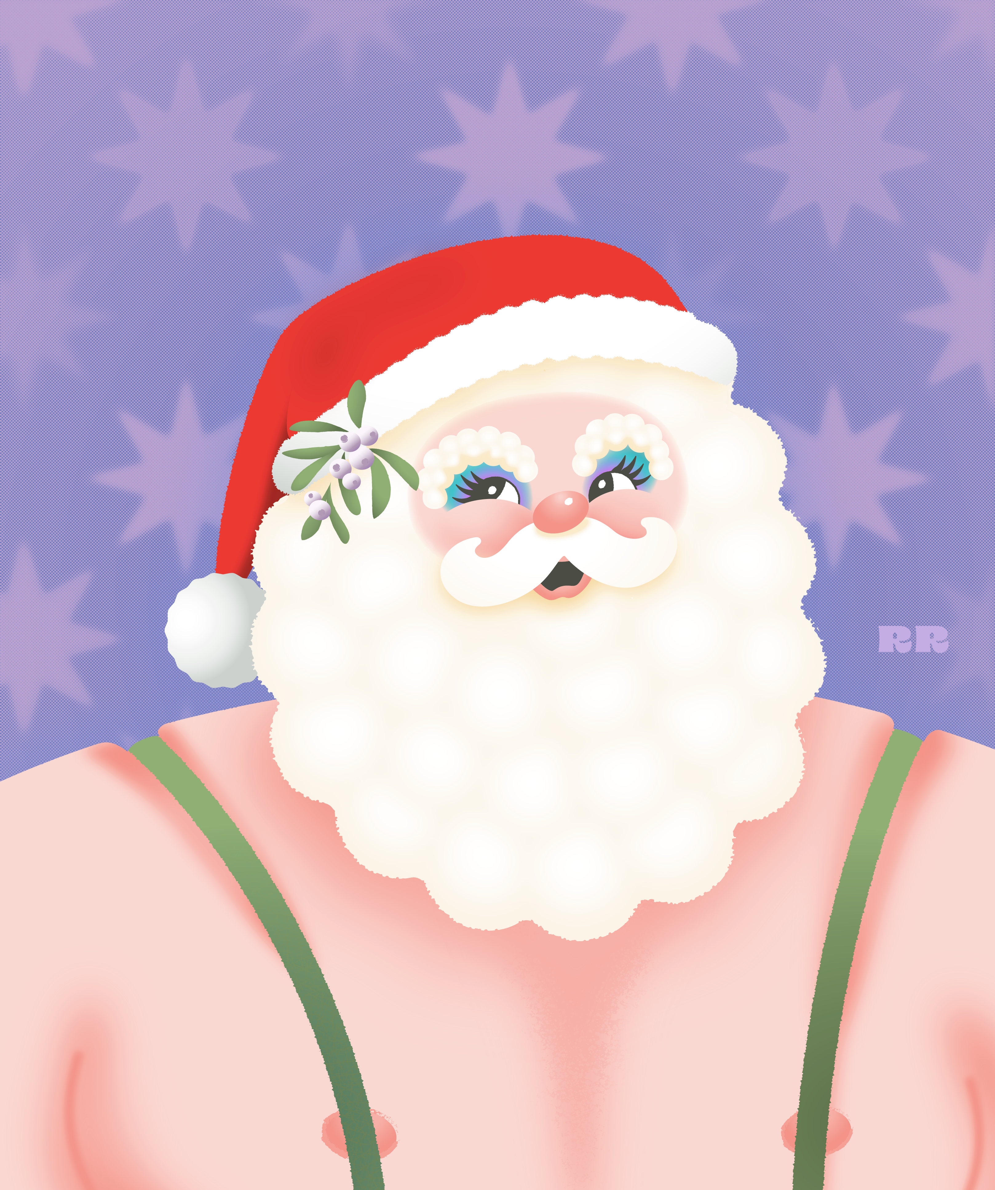 Glam Santa