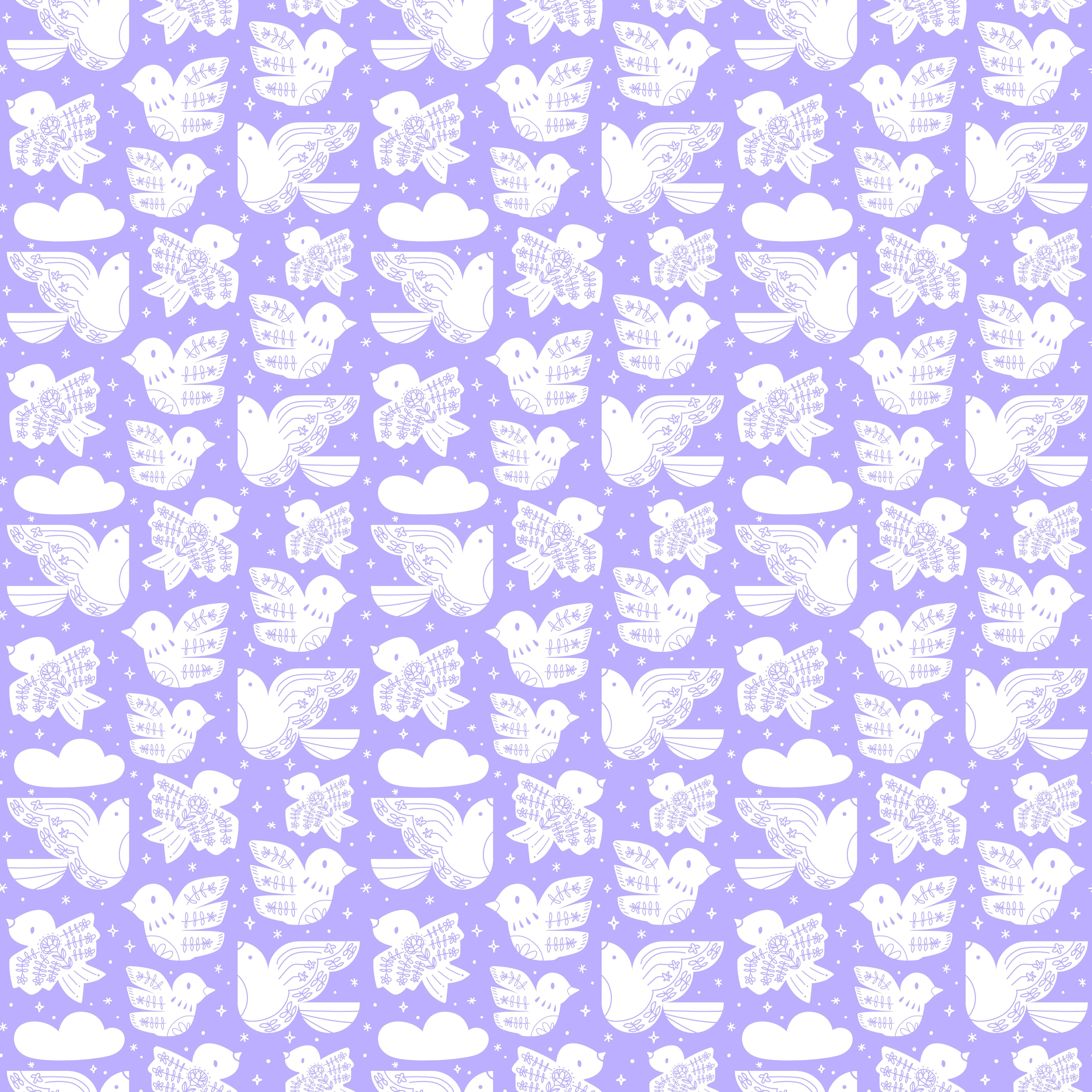 celestial lavender dove pattern animal dove pattern sparkle