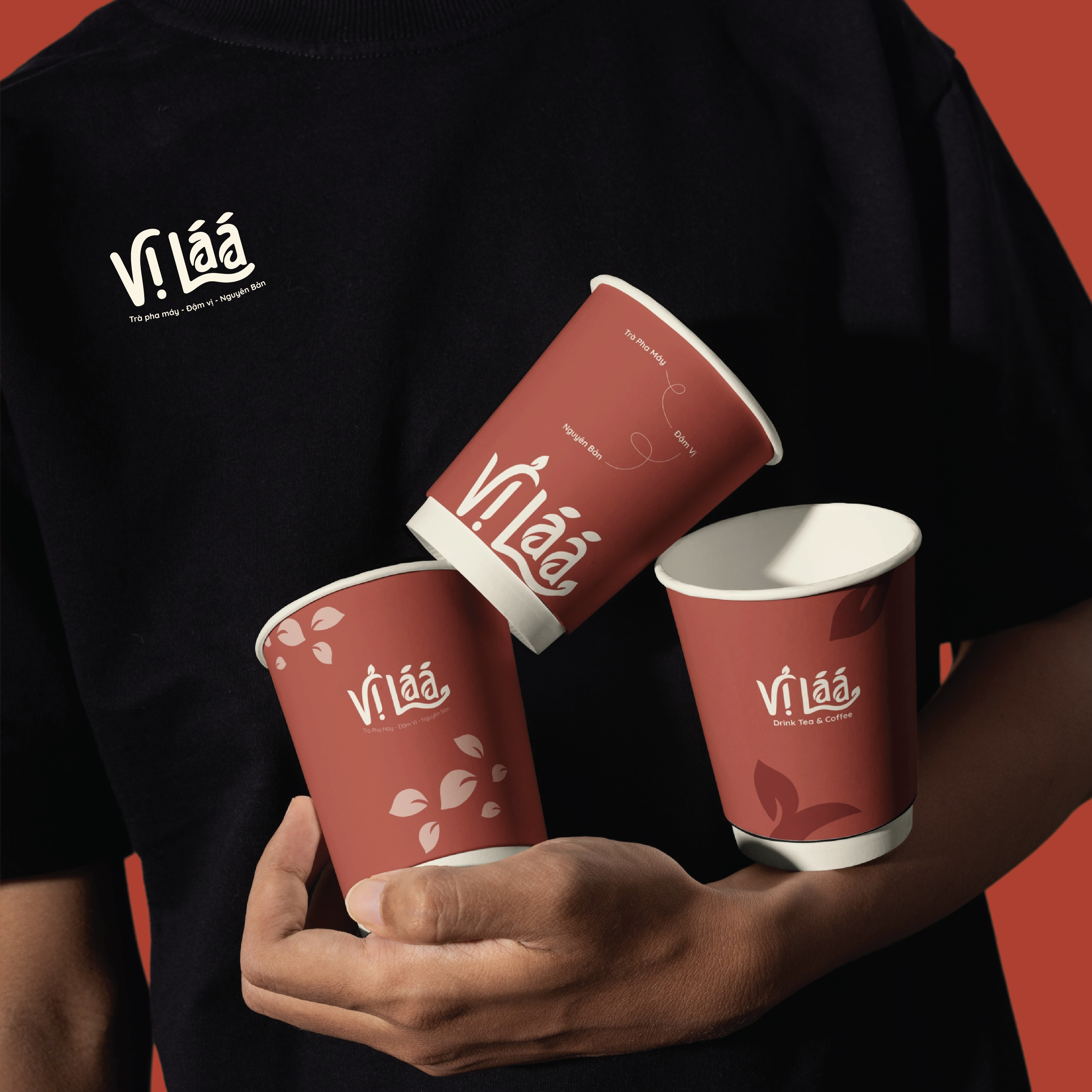 VỊ LÁA BRAND IDENTITY branding design graphic design illustration logo logo design