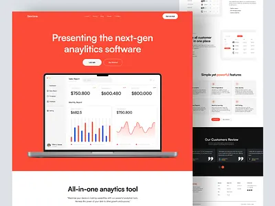 Next-Gen Analytics Dashboard UI analytics dashboard design dribbble dribbble inspiration hero homepage landing page popular design product design saas web app software des trending ui uidesign ux uxdesign web design website design