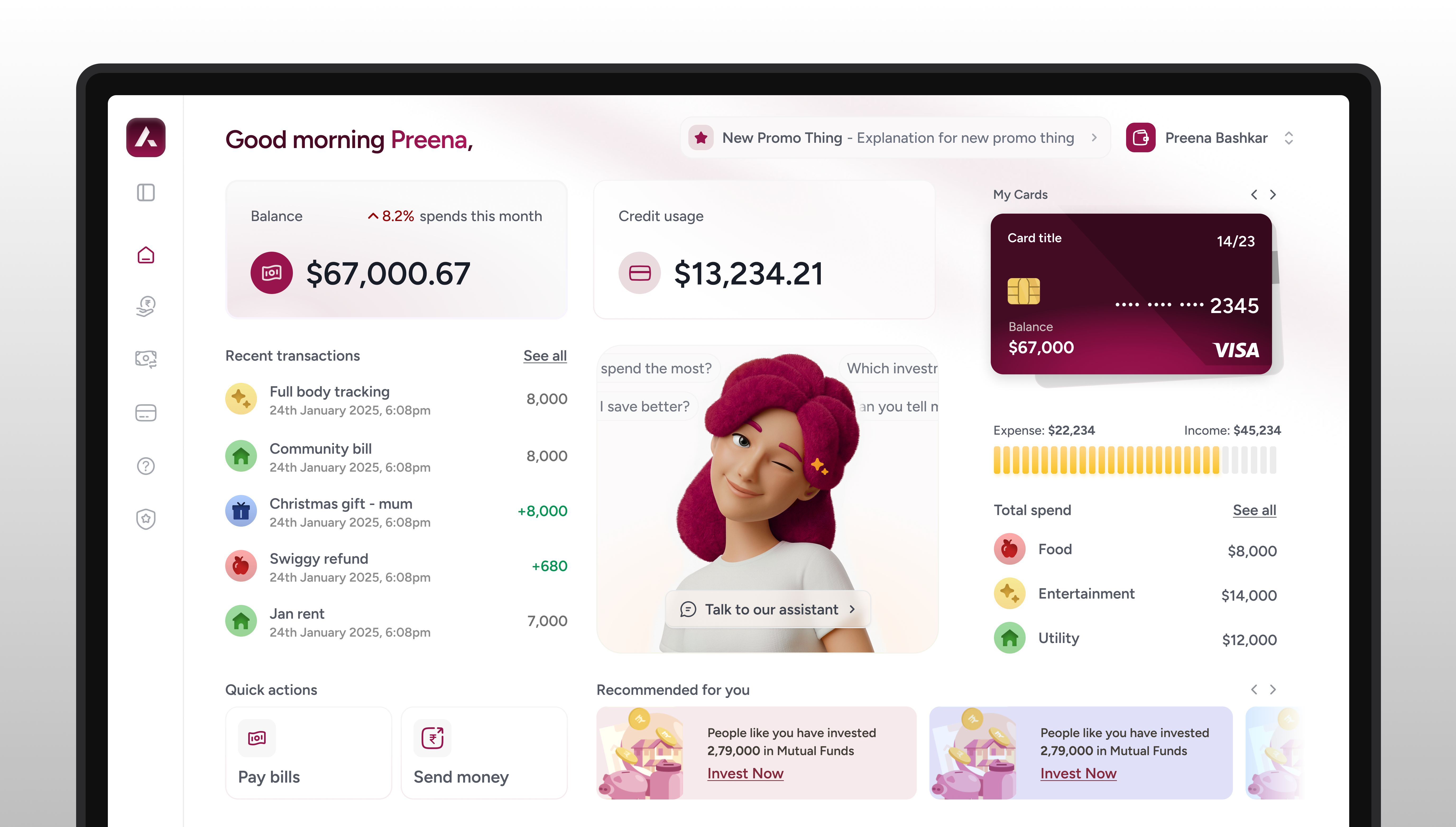 Dashboard Redesign · Axis Bank UI/UX bank design fintech saas ui uiux