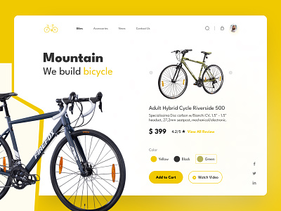 Mountain Bike bicyclestore bikedesign bikehealth bikeshop cycling design onlinestore ui