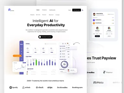 Finance/Banking Website/Landing Page banking website branding clean clean design creative dashboard design figma design finance landing page finance webasite graphic design landing page minimal mobile ui modern design saas design saas website ui website design