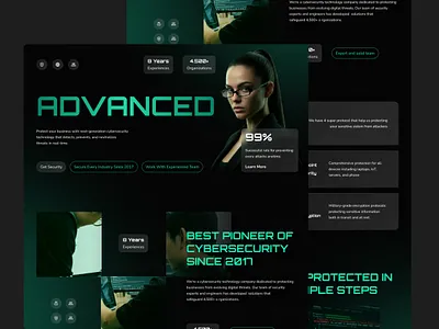 Cyber Technology Framer Landing Page b2b business corporate cyber cyber technology cybersecurity enterprise framer innovation landing page modern professional saas security startup tech technology ui design web design website