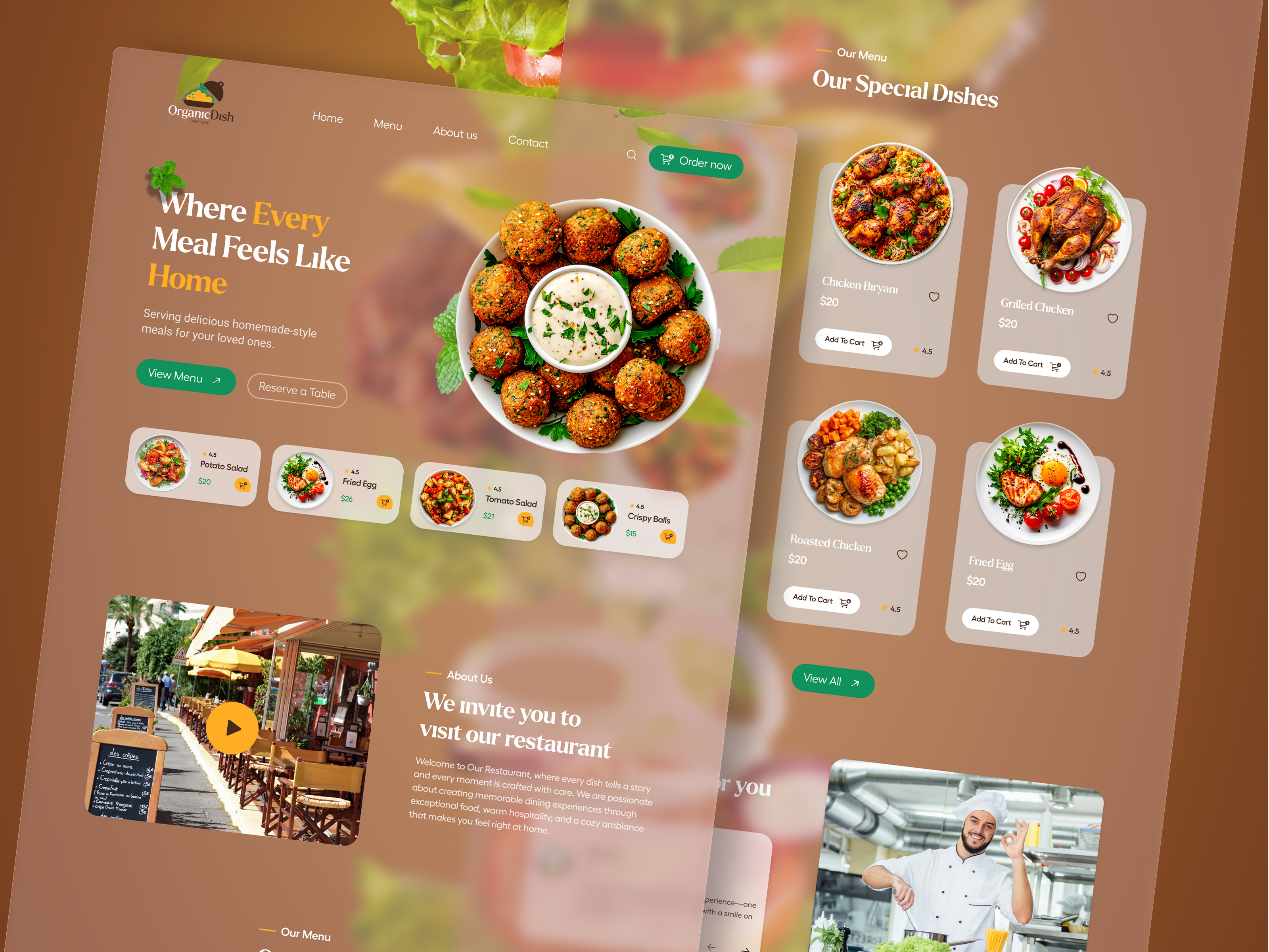 Restaurant Website | UI UX Design culinary design divine flavors fine dining food food restaurant landing page minimal modern modern eatery responsive restaurant street food ui ux website website design