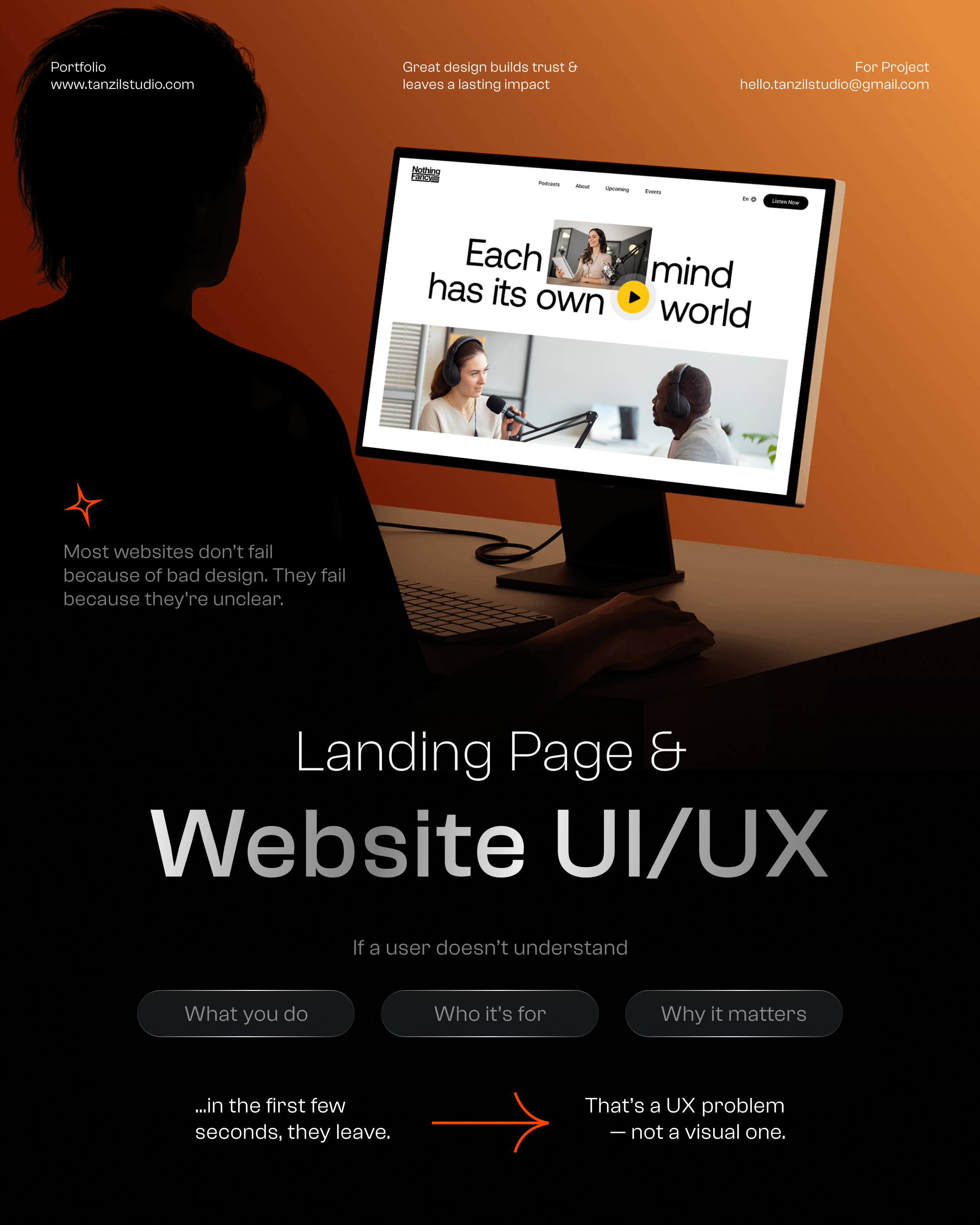 Landing Page & Website UI/UX figma landing page ui ux web design website website design