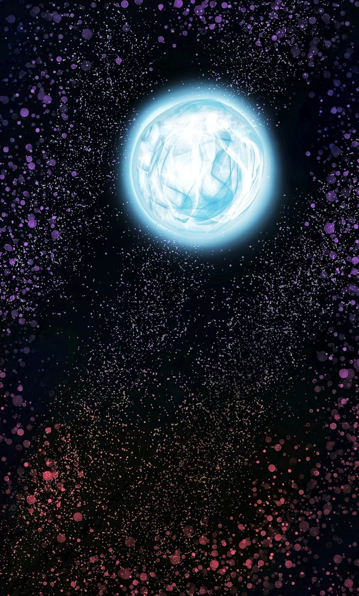 Moonlight Magic Artwork 🌕 aesthetic art artworkoftheday artworks design graphic design illustration recommendations