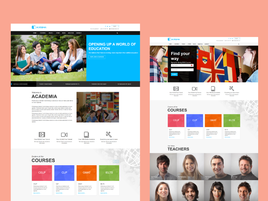 Academic Website Template By HasThemes On Dribbble