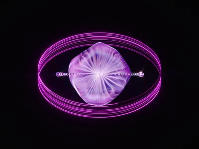 Orbital 3D Animation 3d 3d animation abstract ai artificial intelligence data visualization digital art futuristic glow motion graphics orbit orbital system purple technology
