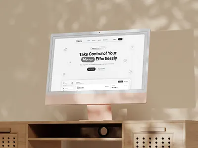 Fintech - Hero section design hero section ui ux