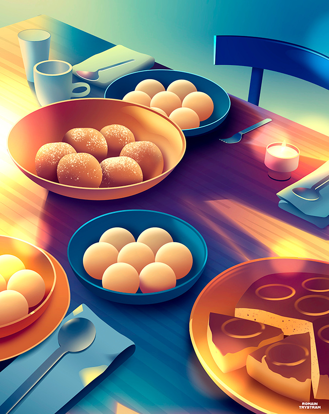 Afternoon pause 🥧 branding delight food foodillustration gouter illustration korea koreanfood lifestyle light lighting pastry photoshop posterillustration travel yumy