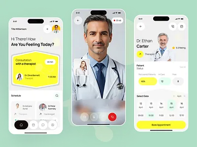 Online Medical Consultancy App doctor doctor app doctorapp healthcare healthtech medical medical app medicalapp mobile app online online health care telemedicine therapyapp videocall