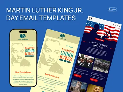 Martin Luther King Jr. Day Email Design design email email builder email campaign email design email marketing email newsletter email templates html email newsletter stripo email ux design web design