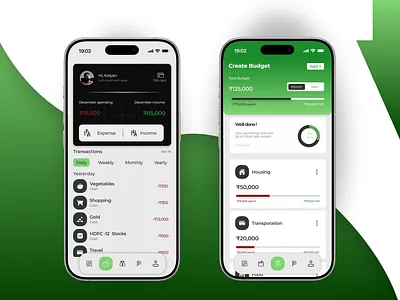 Paisa budget app ui ui