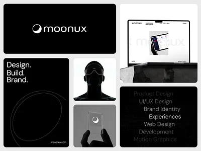 Moonux - Design Agency Branding agency brand identity branding clean graphic design logo design logotype minimal riyadh saudi studio ui user experiecnce