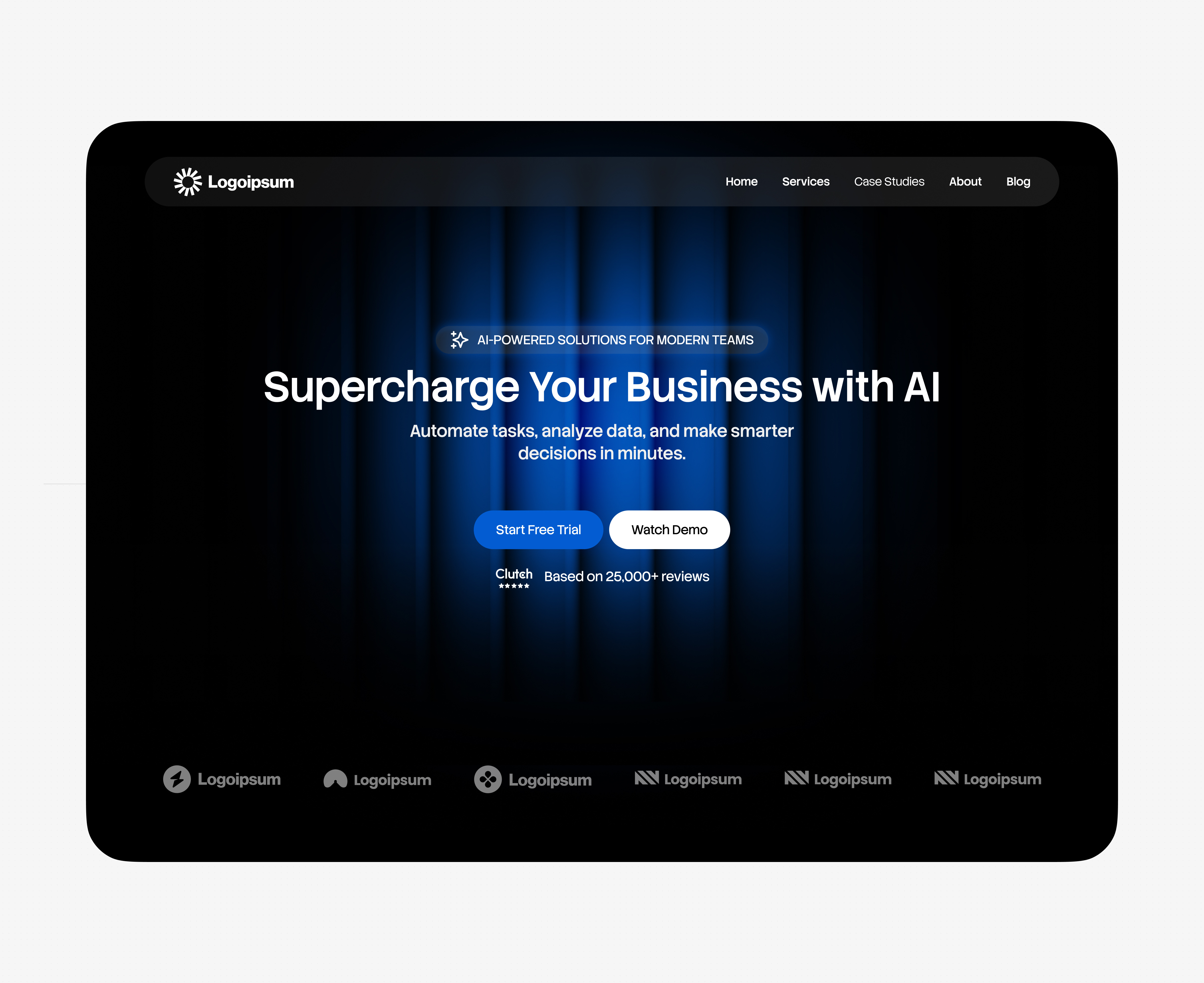 Landing Page UI Design app app design branding design illustration logo ui ui design uix website
