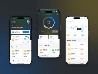 Travel esim App | Concept