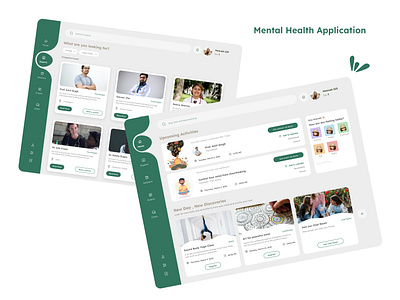 Mental Health Application app app design branding design graphic design illustration logo ui ux vector