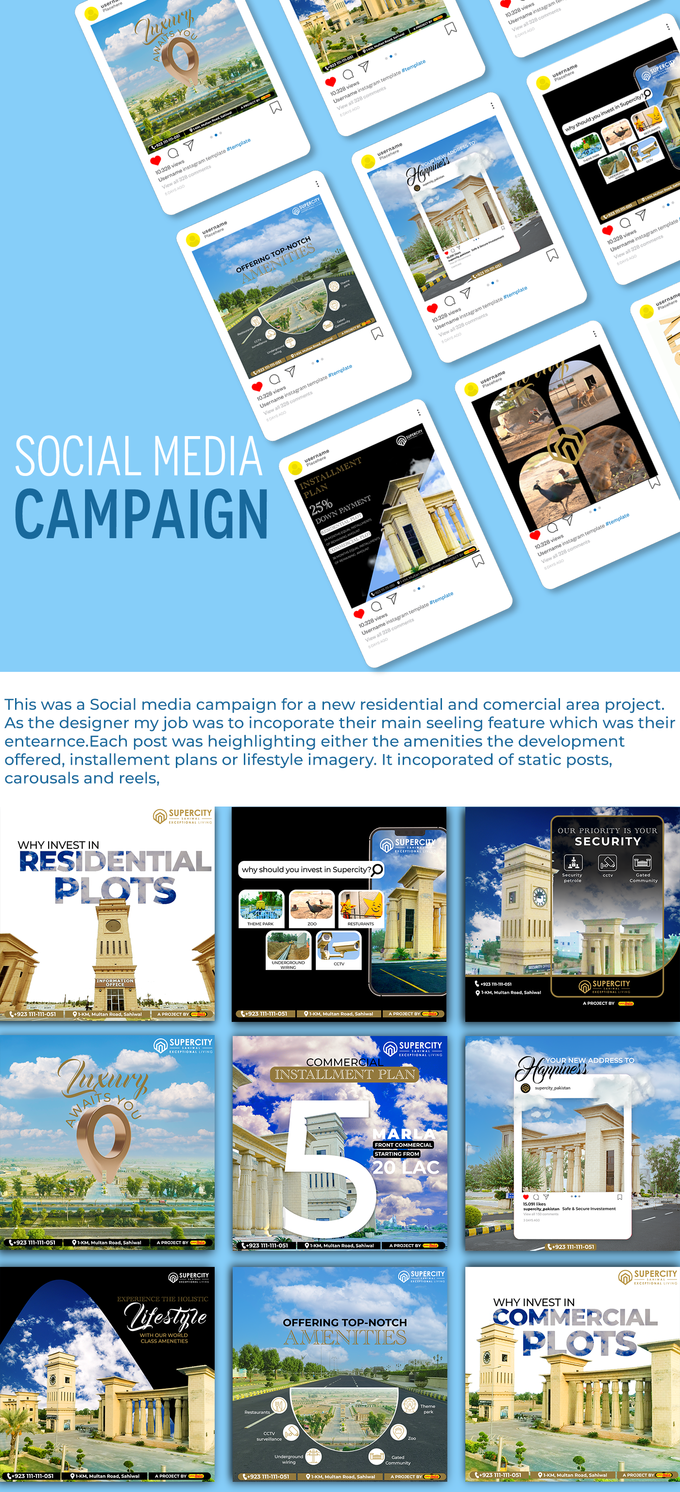 Real Estate- Social Media meta real estate social media static posts