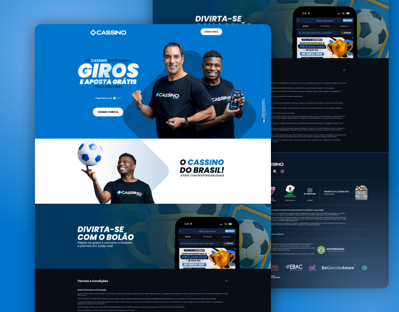 LP - Cassino.bet - APP Download app download branding cassino figma igaming landingpage lp ui ux
