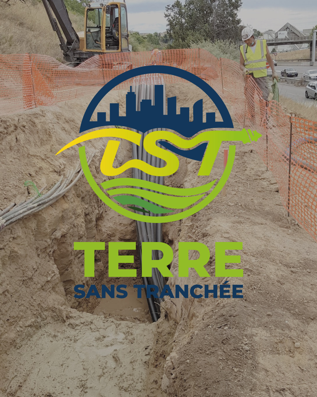 Logo TST : Innovating to preserve the ground. 🌍🚜 branding design graphic design illustration illustrator logo ui ux vector