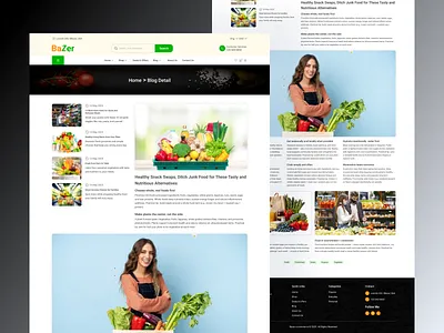 e-commerce groceries website Blog Details UI Design brandingdesign brandstrategy creativedesign customerexperience designthinking digitalexperience eatclean ecommercebusiness freshfood healthyfood healthyliving modernlifestyle retaildesign smartshopping userexperience visualstorytelling wellnesslifestyle