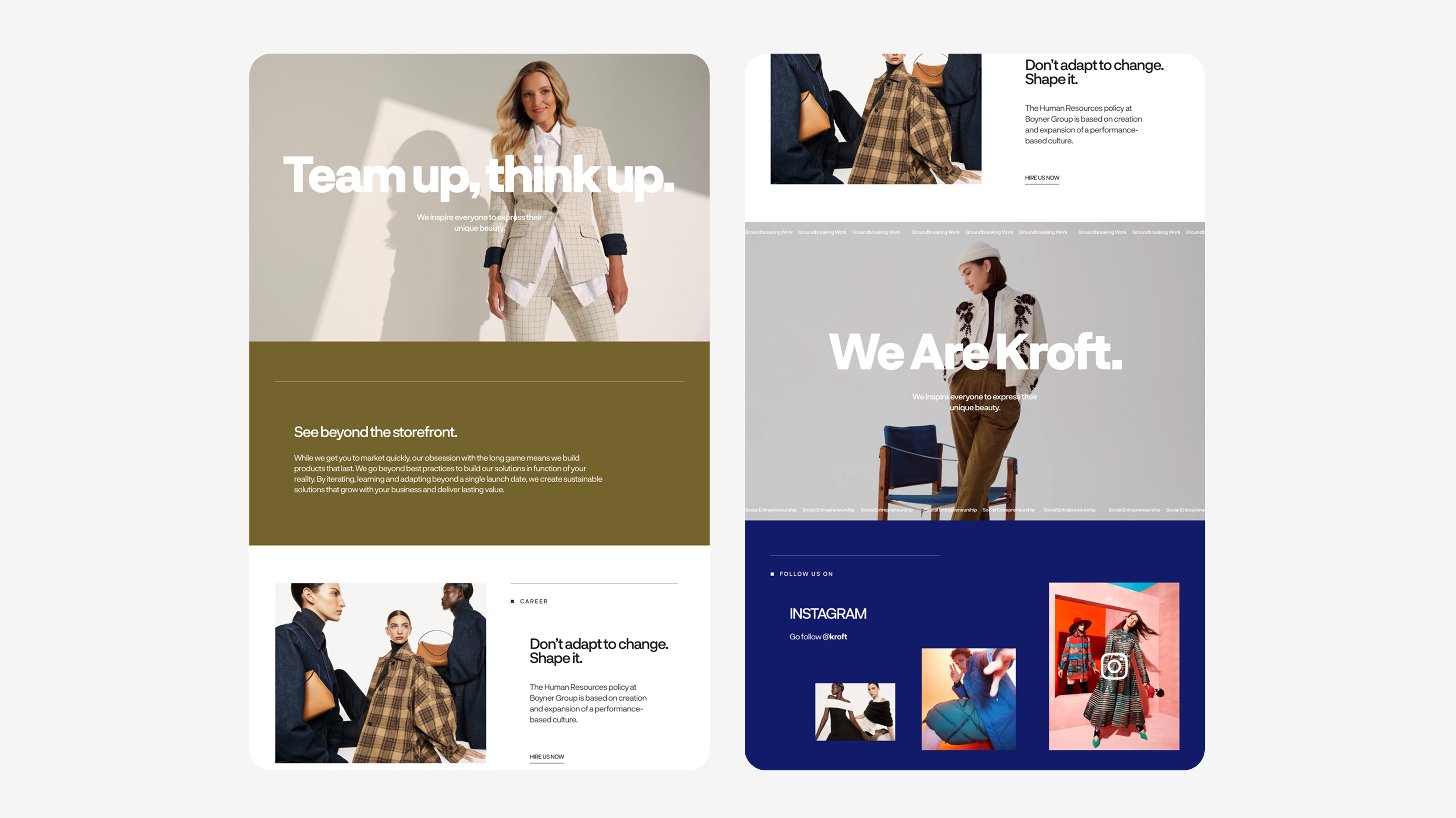Kroft Detail clean concept creative design illustration layout typography ui ux