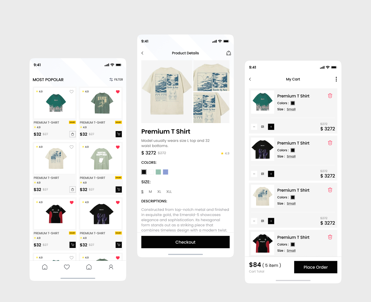 Ecommerce App UI — Designed for Scale, Speed & Conversions add to cart app app design checkout dashboard e commerce ecommerce ecommerce app mobile app mobile design shopify store store design ui ux