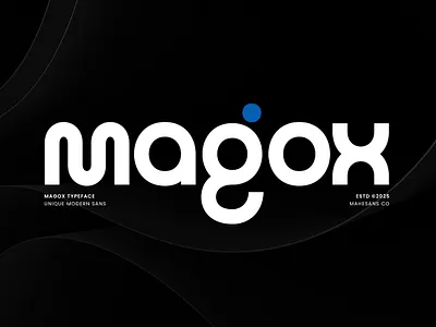 Magox – Unique Modern Sans Serif brand identity branding design editorial font fonts free free font illustration logo modern font sans serif type type design typeface typography ui unique sans serif