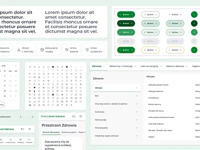 Design System for medical operator components design tokens graphic design tokens ui