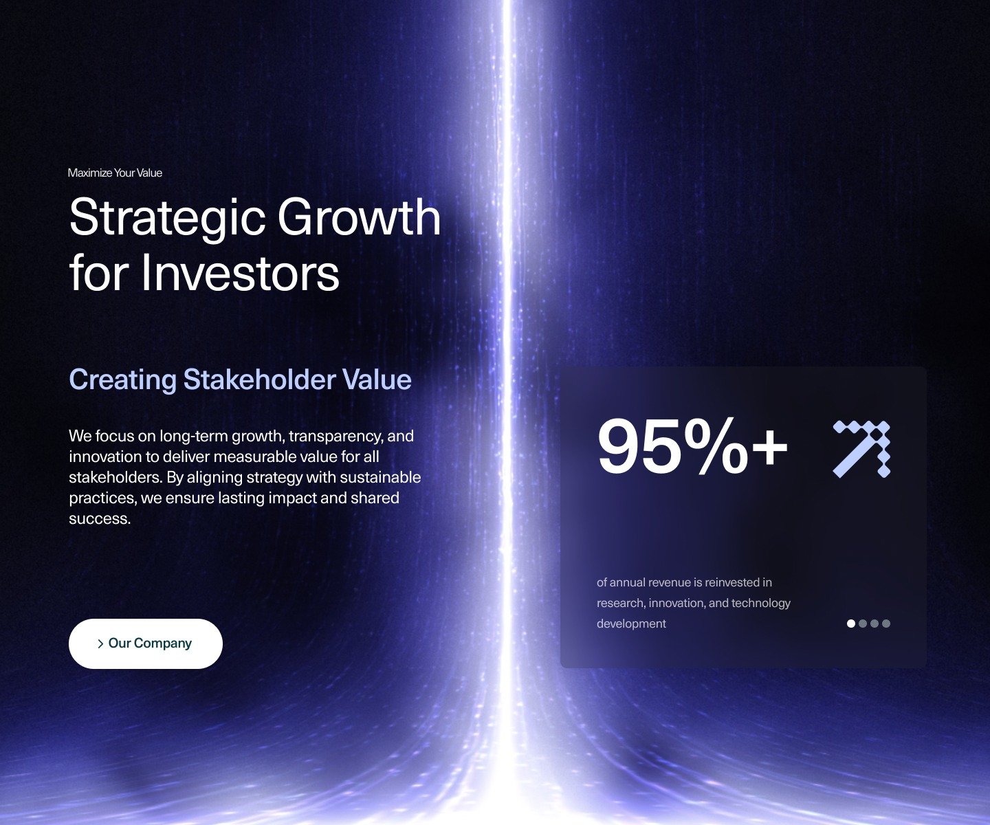 Innovation clean concept creative design illustration layout typography ui ux