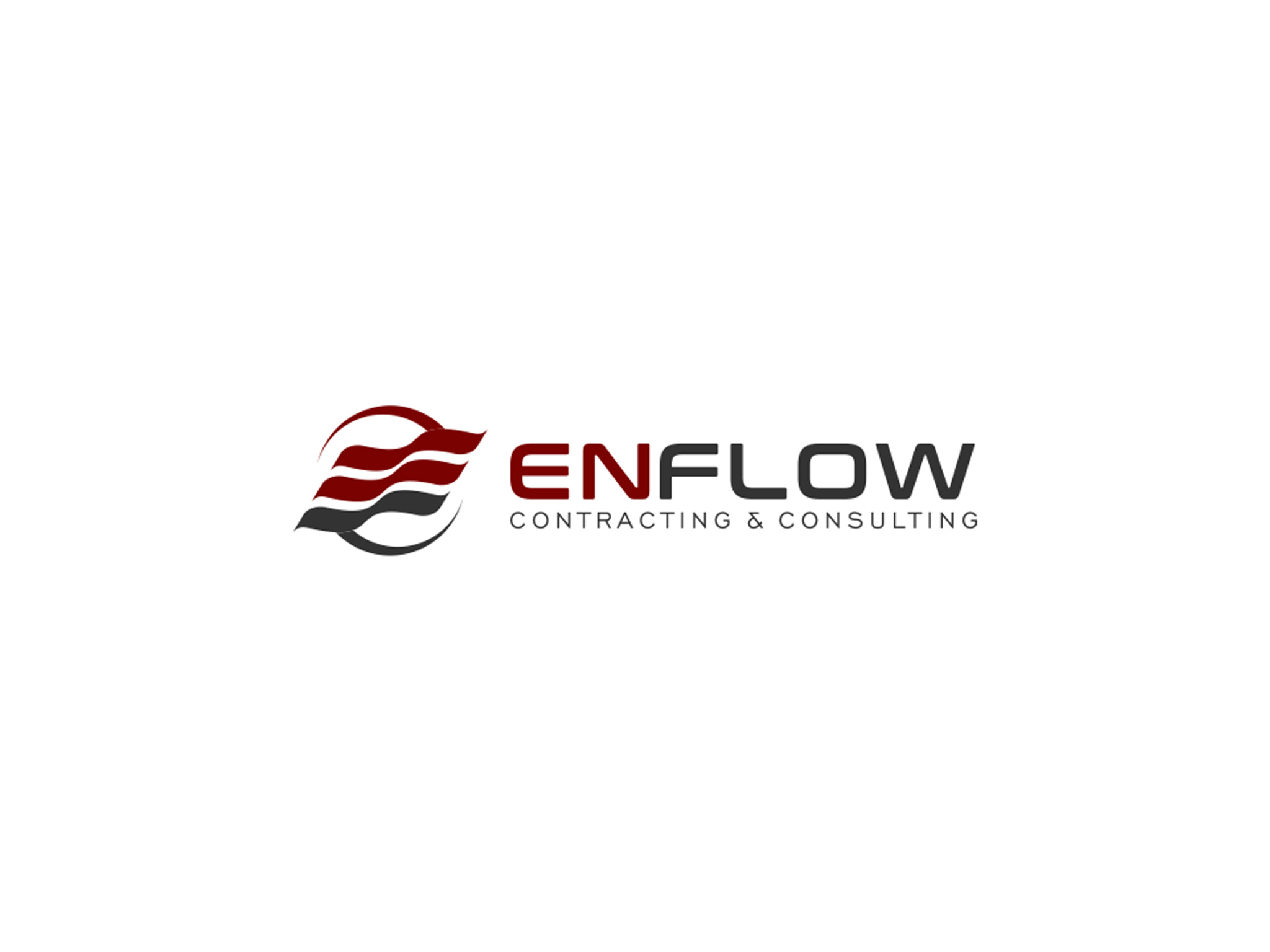 ENFLOW — Modern Contracting Logo Design brandidentity branding constructionlogo contracting corporatebranding dribbble graphicdesign logodesign modernlogo