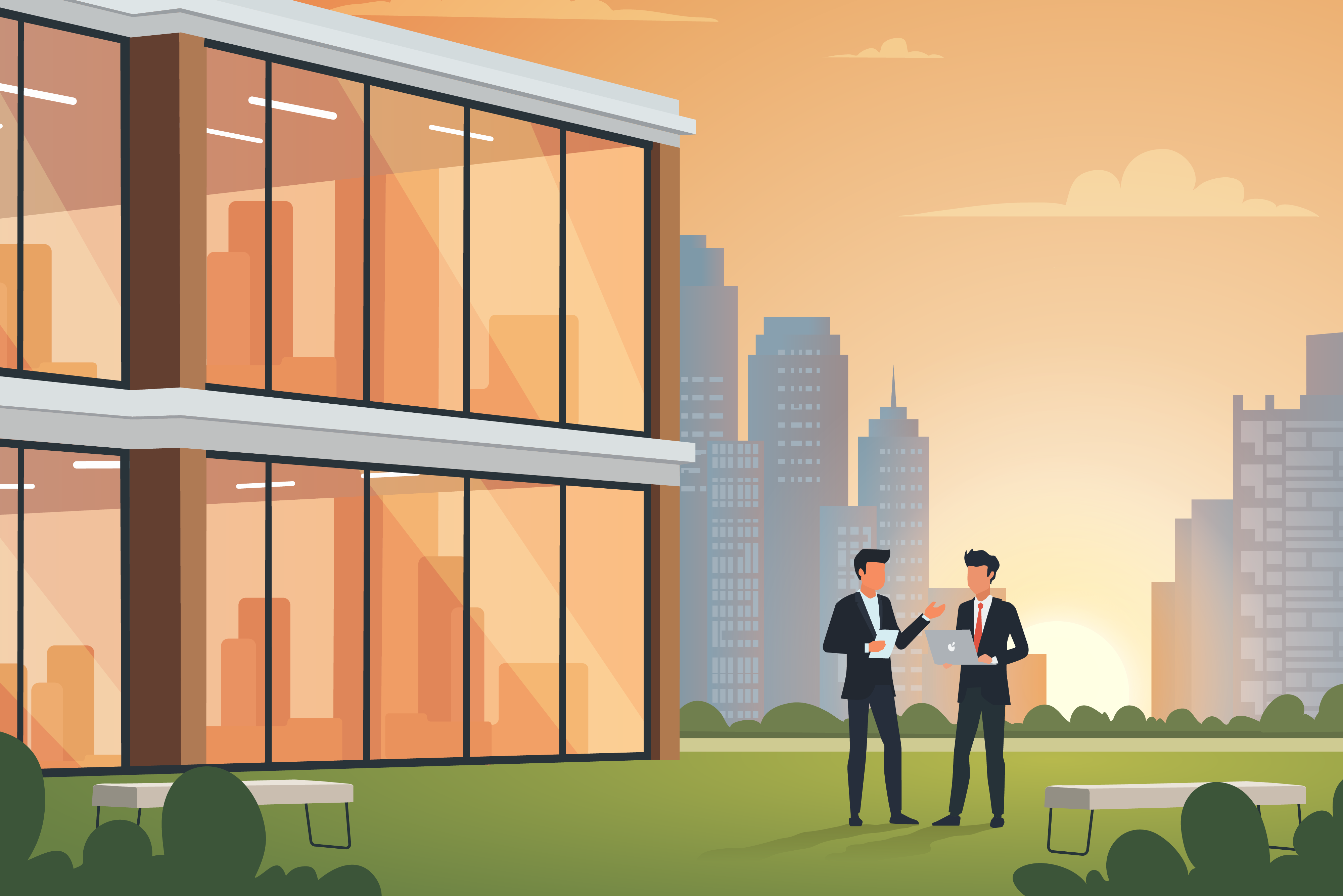 Hire Nymur! – Fun Flat Vector Business Illustration for Brands branding illustration illustrations ui vector illustration