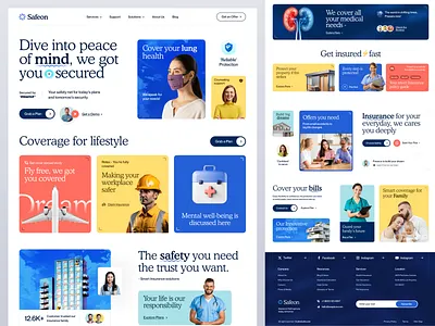 Safeon - Insurance Landing Page corporate website finance fintech website health insurance insurance insurance company website insurance consultation insurance provider website insurance website life insurance life security property insurance safety safety payment senior living web design web designer webdesign website design website designer