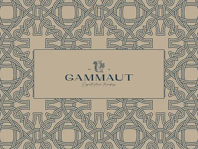 Gammaut Brand Pattern Mockup animal brand design brand identity branding branding design hand drawn identity design illustration illustrator lemur logo logo design lyre mascot pattern pattern design type typography vintage visual identity