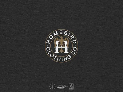 Homebird Circular Badge animal badge badge design bird brand design brand identity branding branding design emblem hand drawn identity design illustration logo logo design mascot minimal typography vintage visual identity