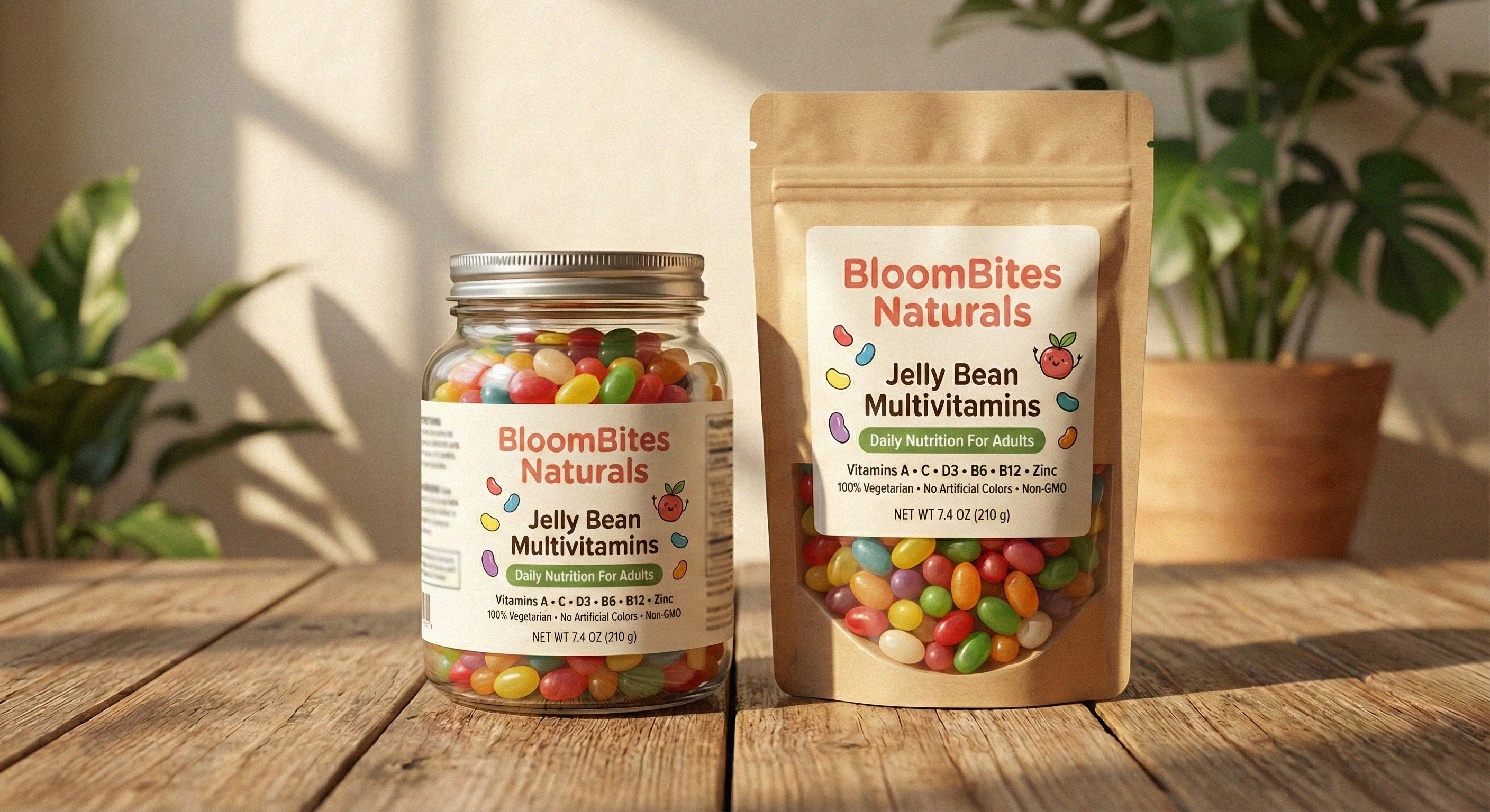 Jelly Bean Multivitamin — Lifestyle Packaging Mockup adobe illustrator bottle label branding clean label design eco friendly packaging graphic desigbrading health product illustration jelly bean supplements label mockup modern packaging packaging pouch packaging print design product branding product packaging suppliment bottle visual identity wellness branding