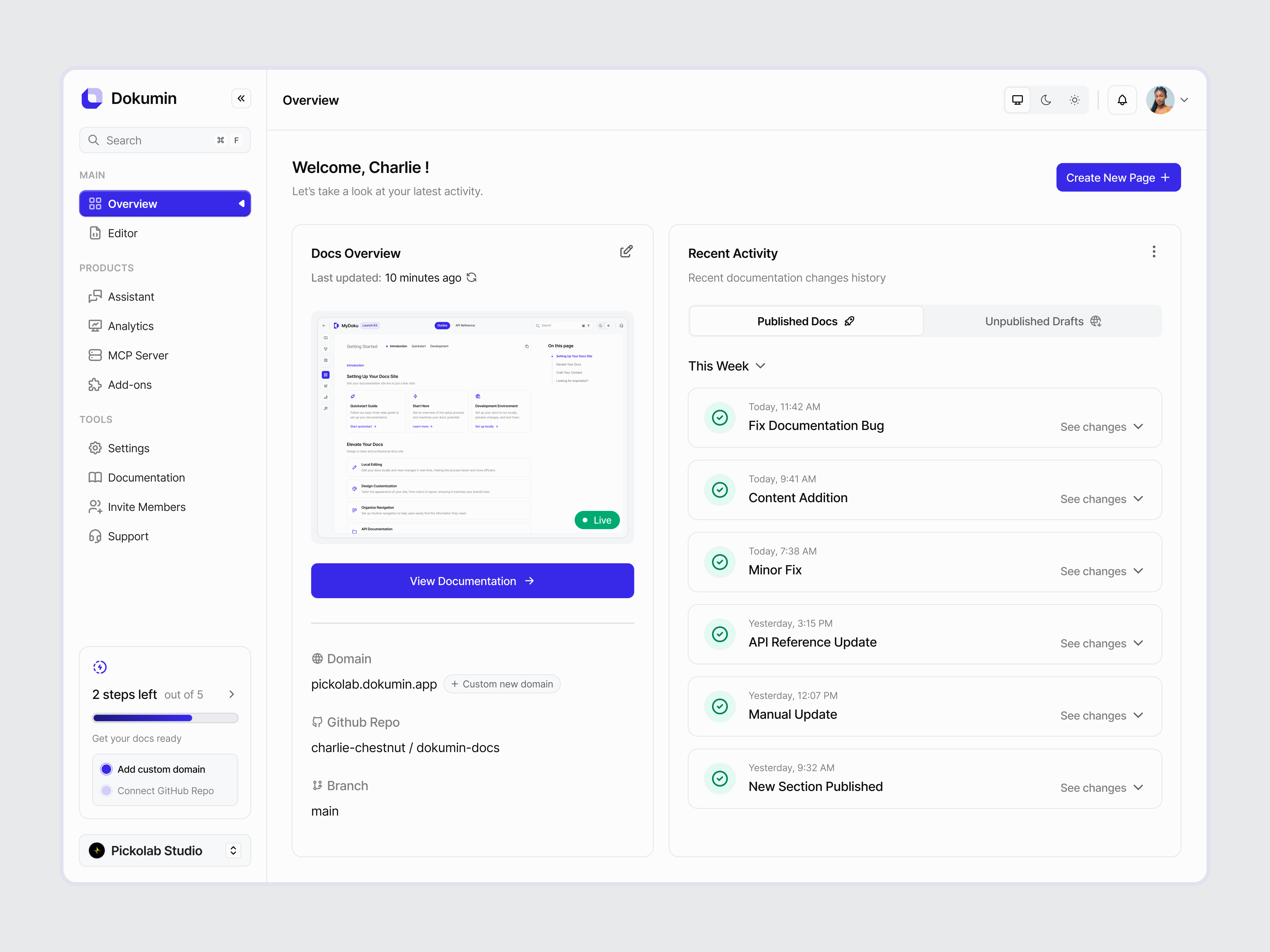 Document Intelligent Overview Dashboard dashboard design developer document document builder document dashboard document management document overview document overview dashboard documentation intelligent minimal modern text editor ui ui design ux design website