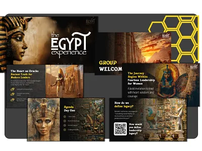 Egypt Style Presentation design graphic design minimal design minimal presentation design presentation presentation design