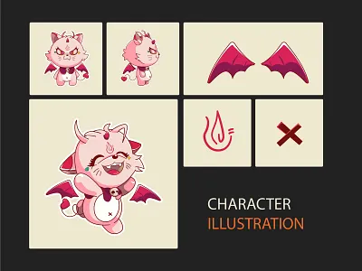 Chizuruu Character Design cartoon cat chibi character design graphic design illustration