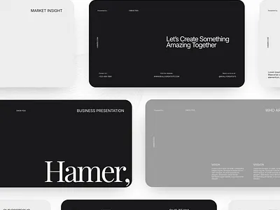 pitch deck presentation design template