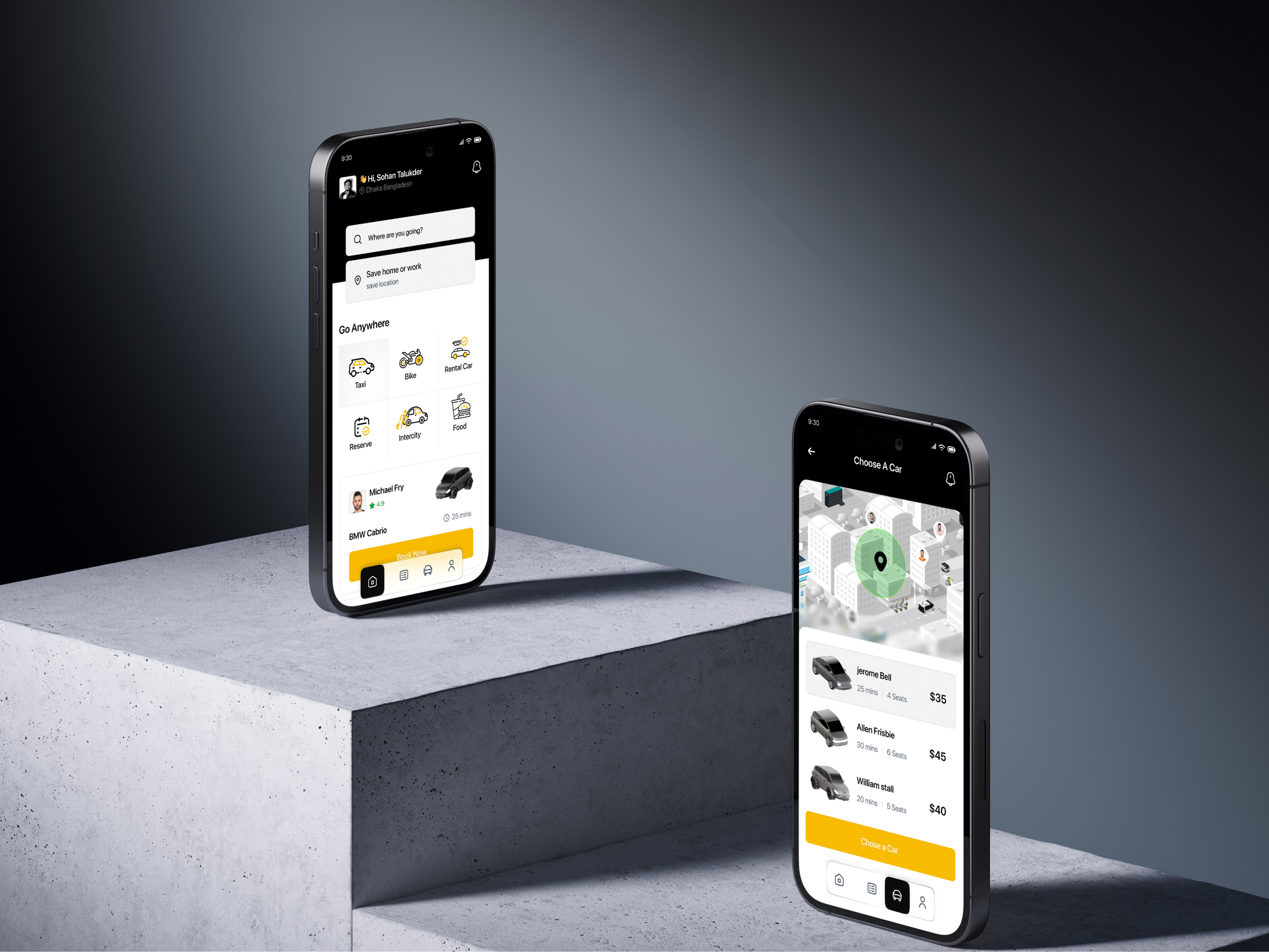 Example of Mobile App UI/UX Design