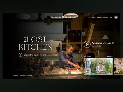 The Lost Kitchen chef feedom kitchen lost kitchen magnolia maine me show tv tv show ui ux
