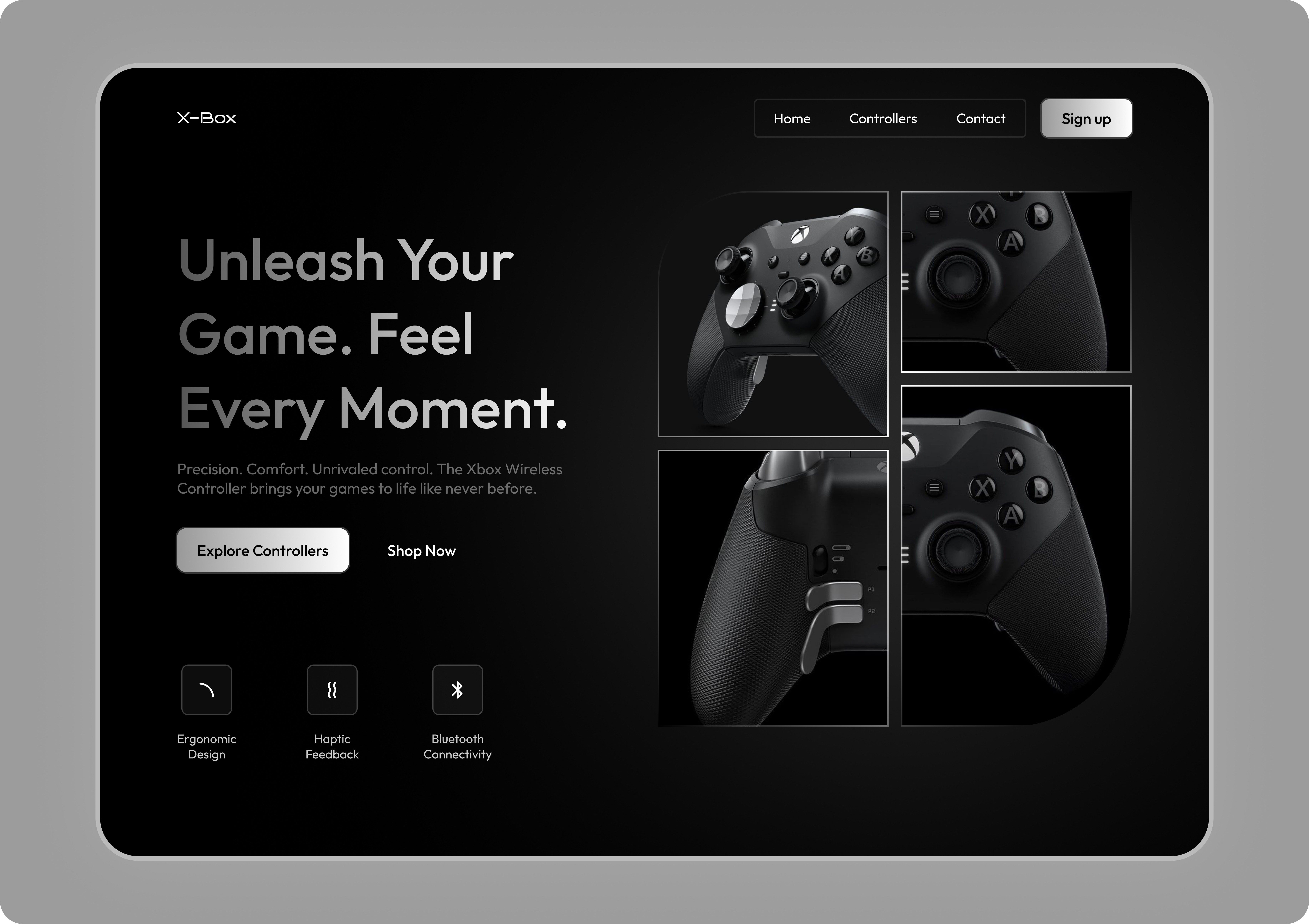 Example of Modern Website Design For Startups